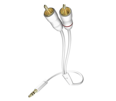 Inakustik Star MP3 kabel 3,5mm Jack &lt;&gt; 2x RCA | Audio verloopkabel