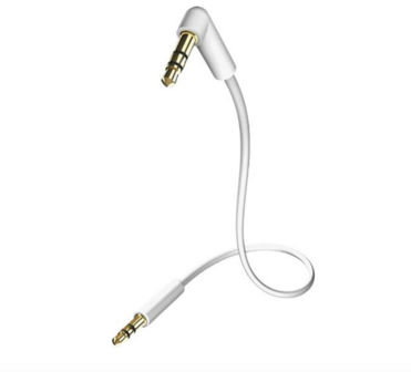 Inakustik Star MP3 kabel 3,5mm Jack &lt;&gt; 3,5mm Jack - 90&deg; | Audiokabels analoog