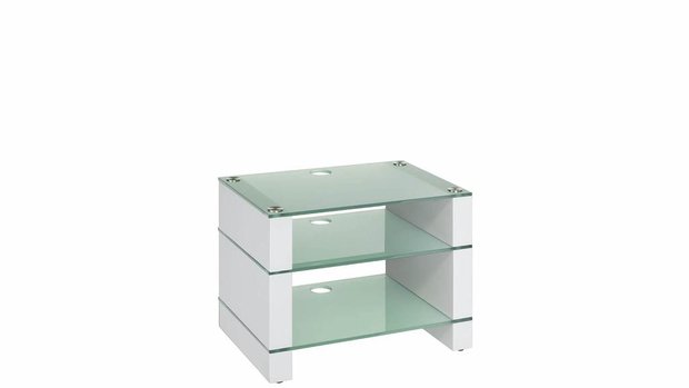 Stax 450 white Gloss & etched glass