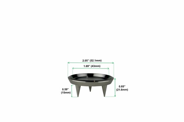 Iso Acoustics Gaia 2 tapijt schijven