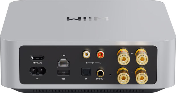 WiiM Amp zilver