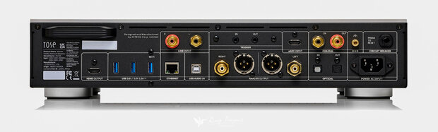 Hifi Rose RS 451 zwart streamer en hoofdtelefoonversterker